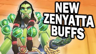 I TESTED THE NEW ZENYATTA BUFFS  Overwatch 2 [upl. by Ozkum281]