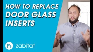 How to Replace a Broken Door Glass Insert in Your Door [upl. by Cawley]