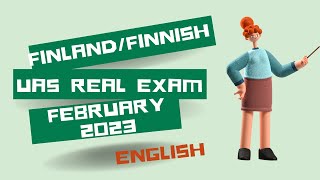 FinlandFinnish UAS Real entrance exam questions Feb 2023EnglishBachelor admission test [upl. by Eilsew]