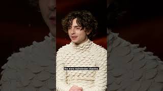 Timothée Chalamet on discovering TheBeatles through his mum and playing Bob Dylan [upl. by Duaner867]