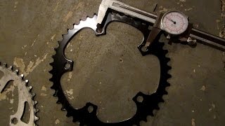 How To Determine Bicycle Chainring BCD Size Bike Blogger [upl. by Fox]