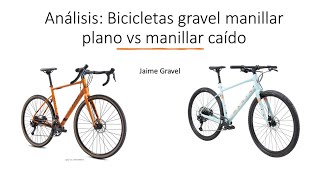 Análisis bicicleta gravel manillar caído vs plano [upl. by Aihsiek625]