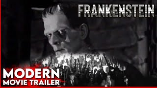 Frankenstein 1931 Classic Modern Movie Trailer [upl. by Asiulairam]