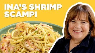 Barefoot Contessa Makes Linguine with Shrimp Scampi  Barefoot Contessa  Food Network [upl. by Boulanger]