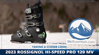 2023 Rossignol HiSpeed Pro 120 MV Ski Boots Short Review with SkiEssentialscom [upl. by Hugo]