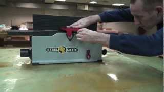 6quot Jointer Setup  Steel City 6 Bench Jointer 40610CH  40610GH [upl. by Atterys534]