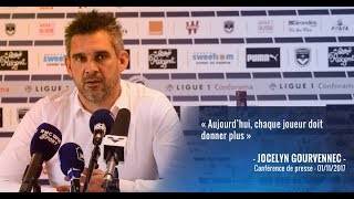 Jocelyn Gourvennec s’exprime avant RennesBordeaux [upl. by Shannan]