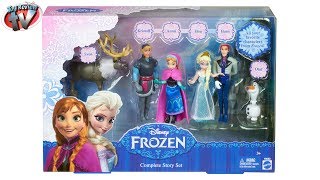 Disney Frozen Complete Story Dolls Collection by Toy Review TV Anna amp Elsa Video [upl. by Ajed]