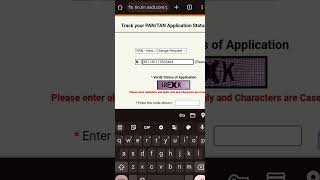 How to check NSDL Pan card status nsdlpancard [upl. by Pember38]