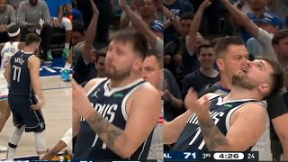 LUKA DONCIC IMMITATES LU DORT FLOPPING amp MOCKS HIM BEGGING REFS FOR FLOP THEN DID THIS [upl. by Nur166]