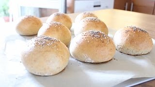 Panini al latte per hamburger di ceci e lenticchie ricetta vegan [upl. by Nosrej232]