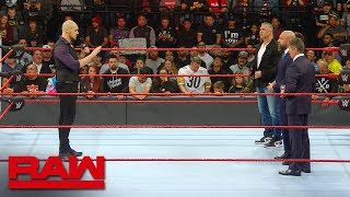 Baron Corbin explains his methodology to the McMahon family Raw Exclusive Dec 17 2018 [upl. by Rawden175]