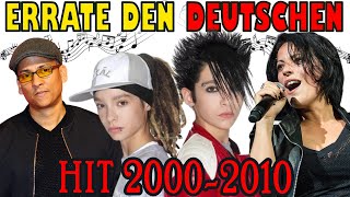 Errate den deutschen Song 2000  2010  Quiz Musik Challenge [upl. by Srini]