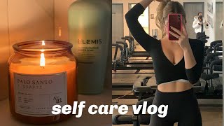 my self care routine to help de stress amp reset  vlog style [upl. by Nonnel869]