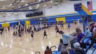 RMS Volleyball vs Hastings [upl. by Hnah]