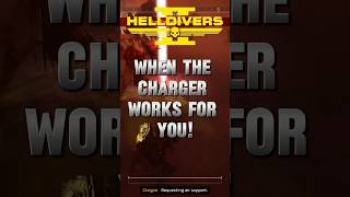 Charger actually helped Helldivers 2 helldivers2 gaming gamingshorts [upl. by Ennairek]