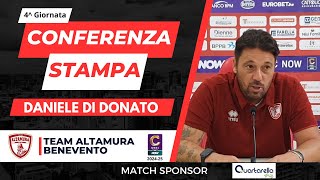 CONFERENZA STAMPA  04 Team Altamura VS Benevento [upl. by Namyaw]