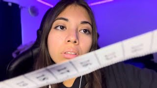 asmr measuring your face 📏 soft spoken [upl. by Anthony]