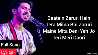 Tu Phela Pehla Pyaar Hain Mera  Full Lyrics   Armaan Malik  Vishal Mishra  Manoj  Kabir Singh [upl. by Kenweigh]