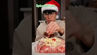 COOKING AND EATING SPICY HOT POT RECIPE 😋😋 [upl. by Eiruam]