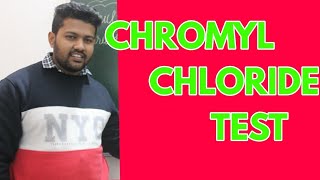 CHROMYL CHLORIDE TEST  d block elements  BHARAT PANCHAL SIR [upl. by Charron]