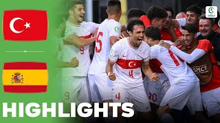 Spain vs Turkey  What a Game  Highlights  U19 European Championship 19072024 [upl. by Amikahs]