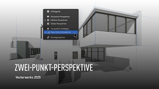 ZWEIPUNKTEPERSPEKTIVE  Vectorworks 2025 [upl. by Camellia]