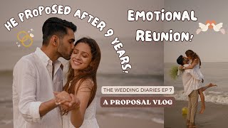 Surprise PROPOSAL after 9 YEARS  LDR couple REUNITES  very EMOTIONAL Proposal Vlog  TWD EP 7 [upl. by Jonathon648]