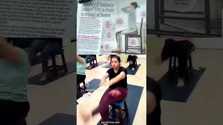 Chair Exercises best for Mobility Strength  fitness health chair workout yoga weightloss gym [upl. by Felty249]