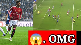 Marcus Rashford Brilliant Goal vs Porto during Porto vs Manchester United marcus rashford goal today [upl. by Solhcin319]