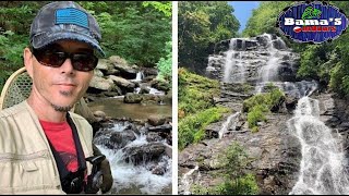 AMICALOLA FALLS Trout Fishing and Hiking AT Approach Trail North Georgia [upl. by Rhetta221]