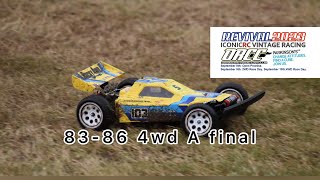 Oswestry revival 2023 8386 4wd A final Vintage cars on grass [upl. by Strade]