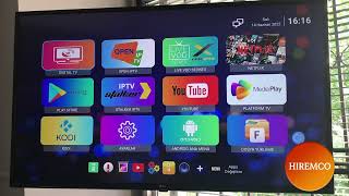Hiremco Matrix Settop Box Hybrid 4k Android Uydu Alıcısı  Tanıtım [upl. by Fraser]