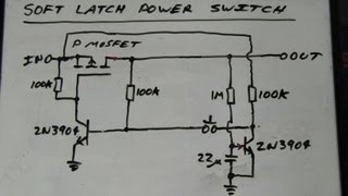 EEVblog 262  Worlds Simplest Soft Latching Power Switch Circuit [upl. by Halford960]