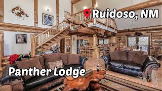 Panther Lodge Vacation Property Walk Through  Luxury Log Cabin Ruidoso NM [upl. by Ahders]