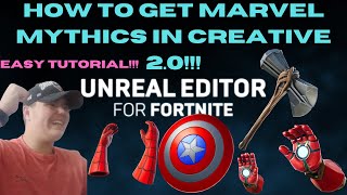 How to get MARVEL MYTHICS in CREATIVE 20 EASY TUTORIAL [upl. by Yelnek]