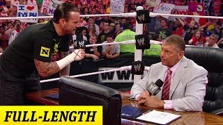 CM Punk negotiates his contract with Mr McMahon [upl. by Hsepid]