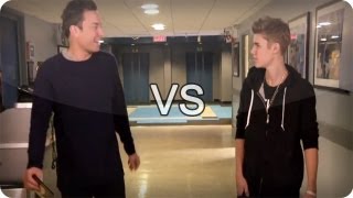 Jimmy Fallon vs Justin Bieber Late Night With Jimmy Fallon [upl. by Dagna620]