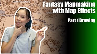 Fantasy Map Making with Map Effects  Procreate [upl. by Sausa]