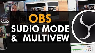 OBS Studio Tutorial  How to use Audio Meter Studio Mode amp Multiview [upl. by Akinuahs637]