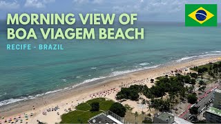 View of Boa Viagem Beach in Recife [upl. by Behnken606]