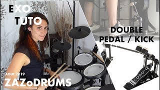 Entraînement  Exo  Tuto DOUBLE PEDAL  DOUBLE KICK [upl. by Gwenette351]