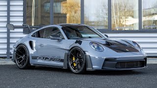 2023 Porsche 911 992 GT3 RS Weissach  Arctic Grey  Walkaround 4K [upl. by Enelehcim]