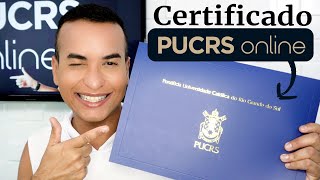 Meu CERTIFICADO de PÓSGRADUAÇÃO da PUCRS Online Em Finanças Investimento e Banking [upl. by Atsyrk396]