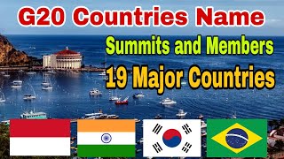 G20 Countries list trick  G20 summit Countries list  List of G20 Members [upl. by Wong365]