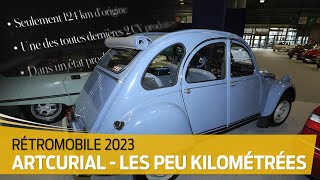 Rétromobile 2023 Les voitures peu kilométrées de la vente Artcurial [upl. by Hild]