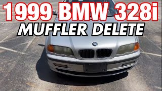 1999 BMW 328i EXHAUST w MUFFLER DELETE [upl. by Lucila733]