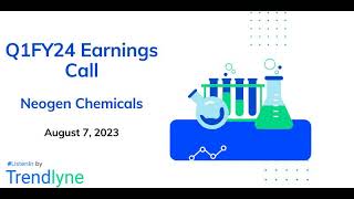 Neogen Chemicals Earnings Call for Q1FY24 [upl. by Ahsilrac]