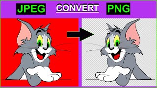 HOW TO CONVERT JPG PHOTOS to PNG QUICKLY  Adobe Photoshop CC TUTORIAL  HOW TO MAKE A PNG IMAGE [upl. by Awahsoj861]