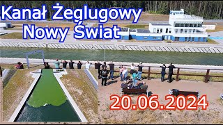 Kanał Żeglugowy Nowy Świat 20062024 Mieszanie się wody z Zalewu Wiślanego z wodą Morską [upl. by Cory858]